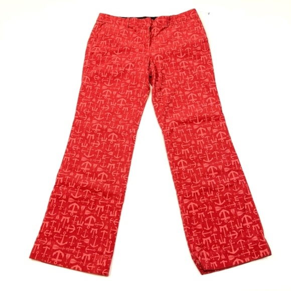 Vineyard Vines Anchor Sailing Corduroy Pants Red - Picture 5 of 8